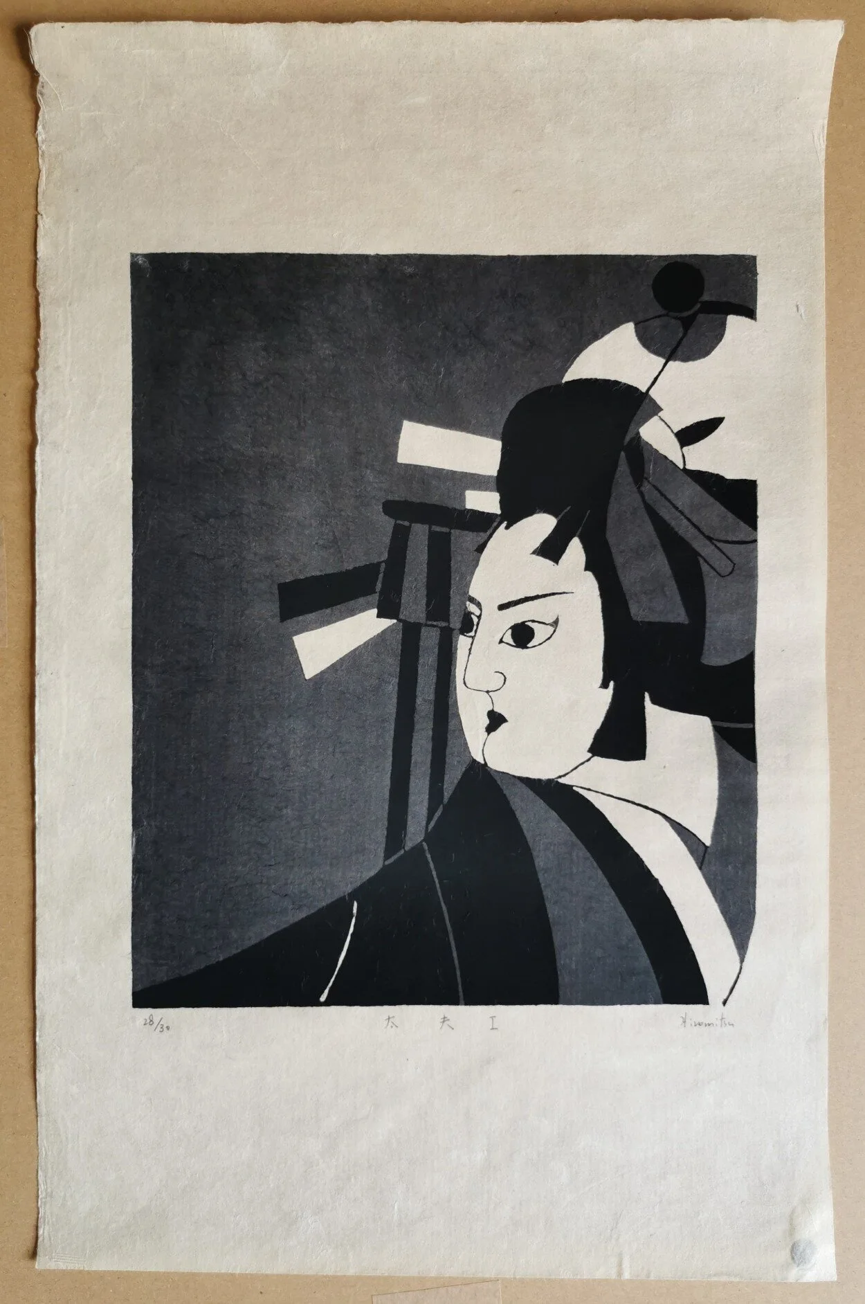TATSUI USHIJIMA アート作品集 Yoshitoshi, The Moon Through a Crumbling Window - Daruma